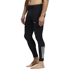 adidas Mens Hockey Baselayer Tights with Cup GQ9502 Black adiHockey Pants